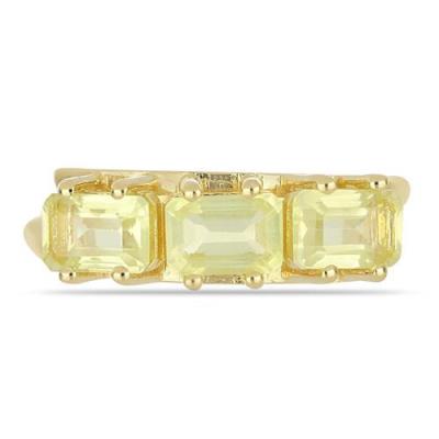 BUY 925 SILVER NATURAL LEMON TOPAZ  GEMSTONE RING